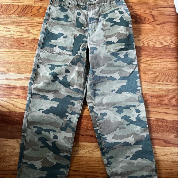 Free People Pants - Free People Camouflage Ankle Pants